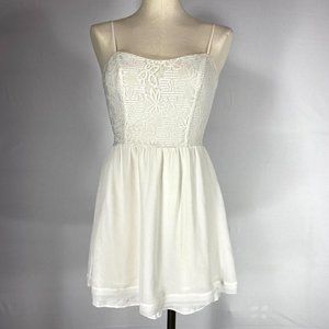 Princess Vera Wang White Lace Mini Dress Sz 5